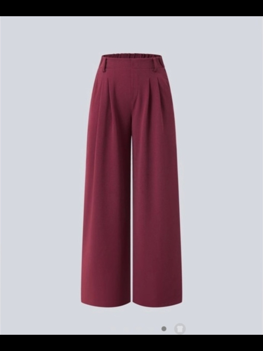 HALARA Wide-Leg High-Waist Pants in Small